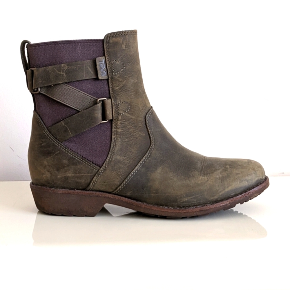 Teva | Ellery Ankle Boot | Olive Green | Size 6